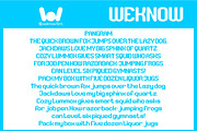 Spent Time font, a Sans Serif Font by weknow (Thumbnail 6 of 8)