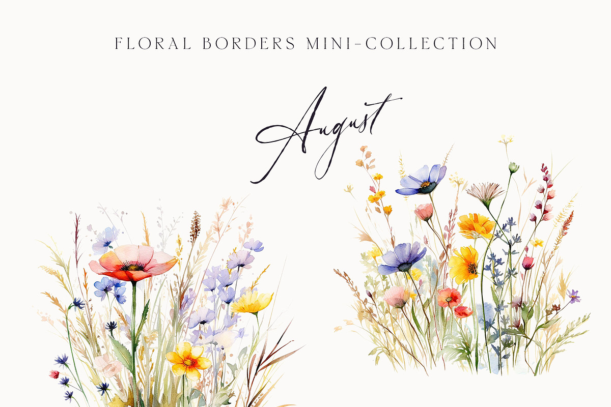 Watercolor Floral Bundle (45 in 1), a Decorative Illustration by Lana Elanor (Photo 84 of 180)