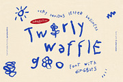 twirlywafflegoo font & dingbat set, a Handwritten Font by Perplexitics (Thumbnail 1 of 12)