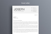 microsoft word resume CV template, a Resume Template by Halfcircle (Thumbnail 3 of 3)