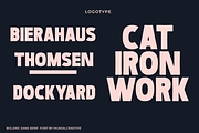 Boldric - Bold Industrial Sans Serif, a Sans Serif Font by Muksal Creative (Thumbnail 6 of 13)