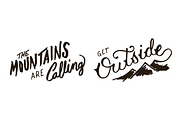 Adventure Lettering Illustrations, a Sport Illustration by JoshuaRed Design (Thumbnail 10 of 10)