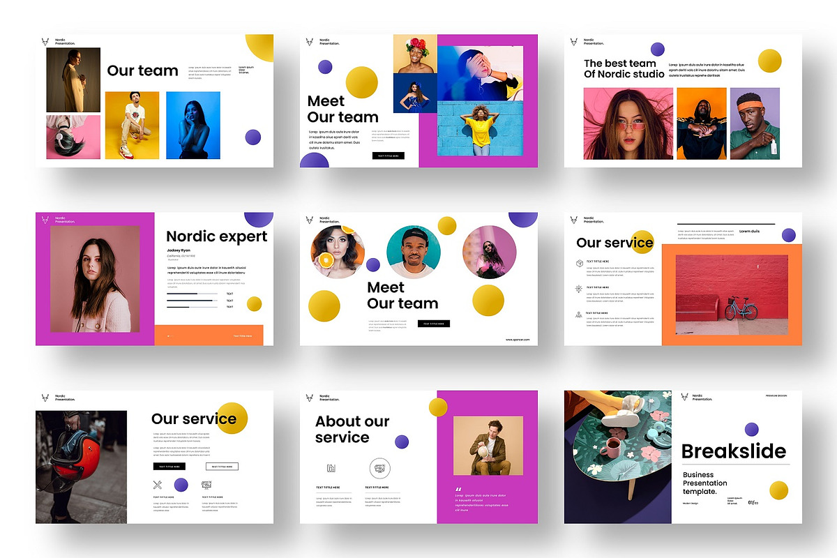 Nordic - Business Google Slide, a Presentation Template by Dens Creative Studio (Photo 3 of 6)