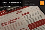 Classy Food Menu 2, a Brochure Template by Luuqas Design (Thumbnail 5 of 6)
