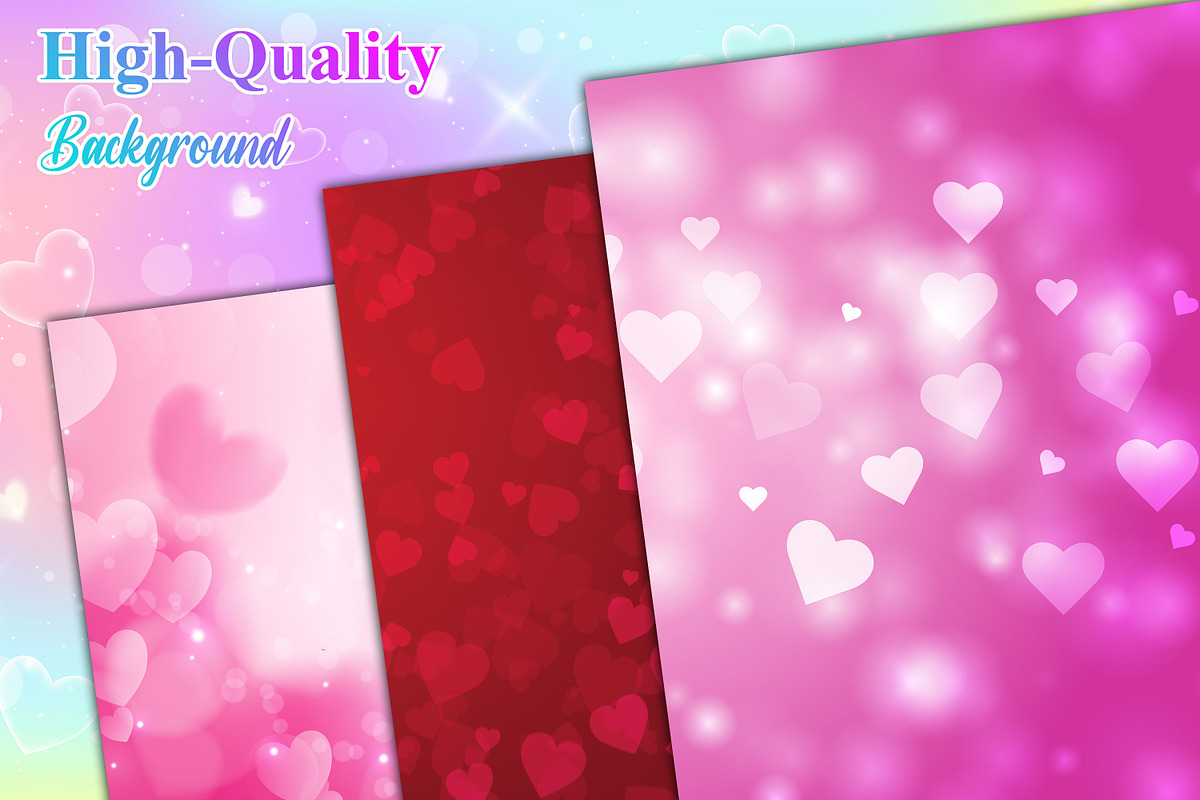 Valentine Bokeh Background, a Decorative Illustration by Digital Studio (Photo 4 of 15)