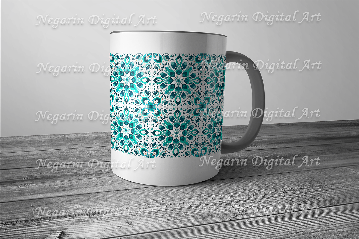 Moroccan Pattern Tile V2, a Pattern Graphic by Negarin Digital Art (Photo 8 of 8)