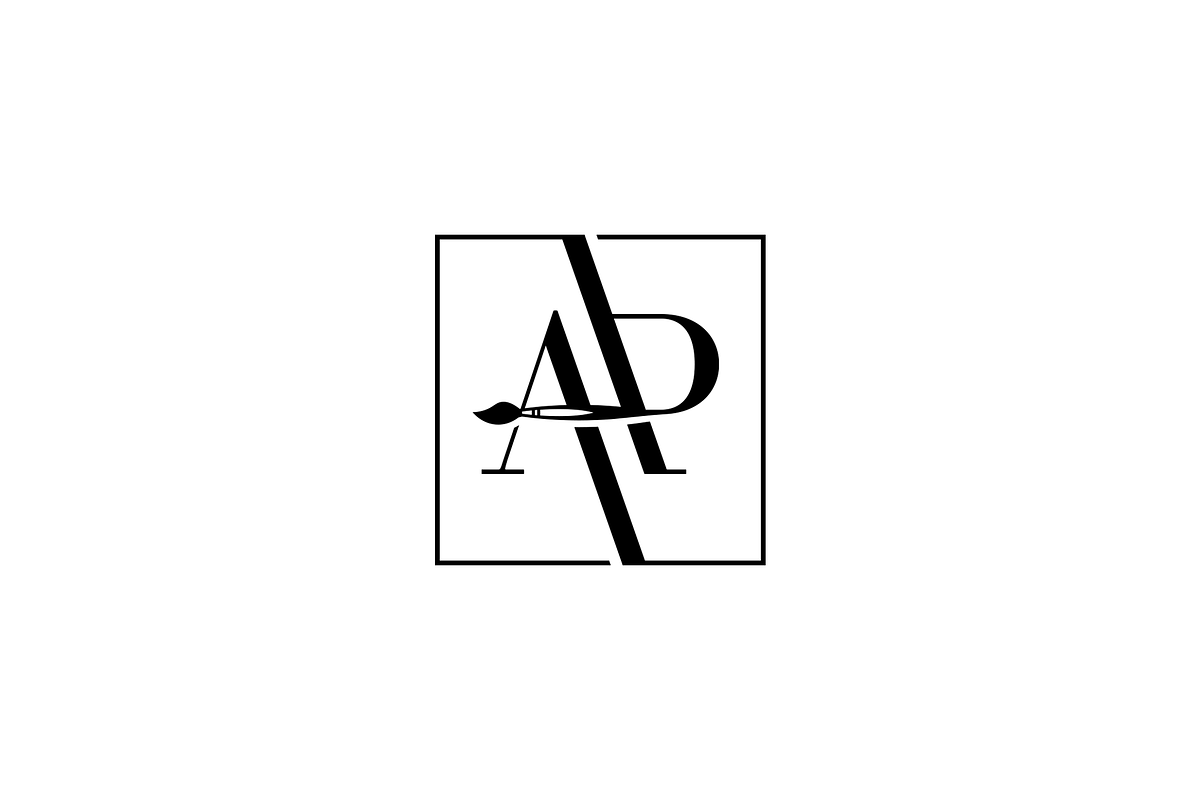 Luxury Initials AP with Brush Logo, a Branding & Logo Template by Luxury Logos (Photo 3 of 4)