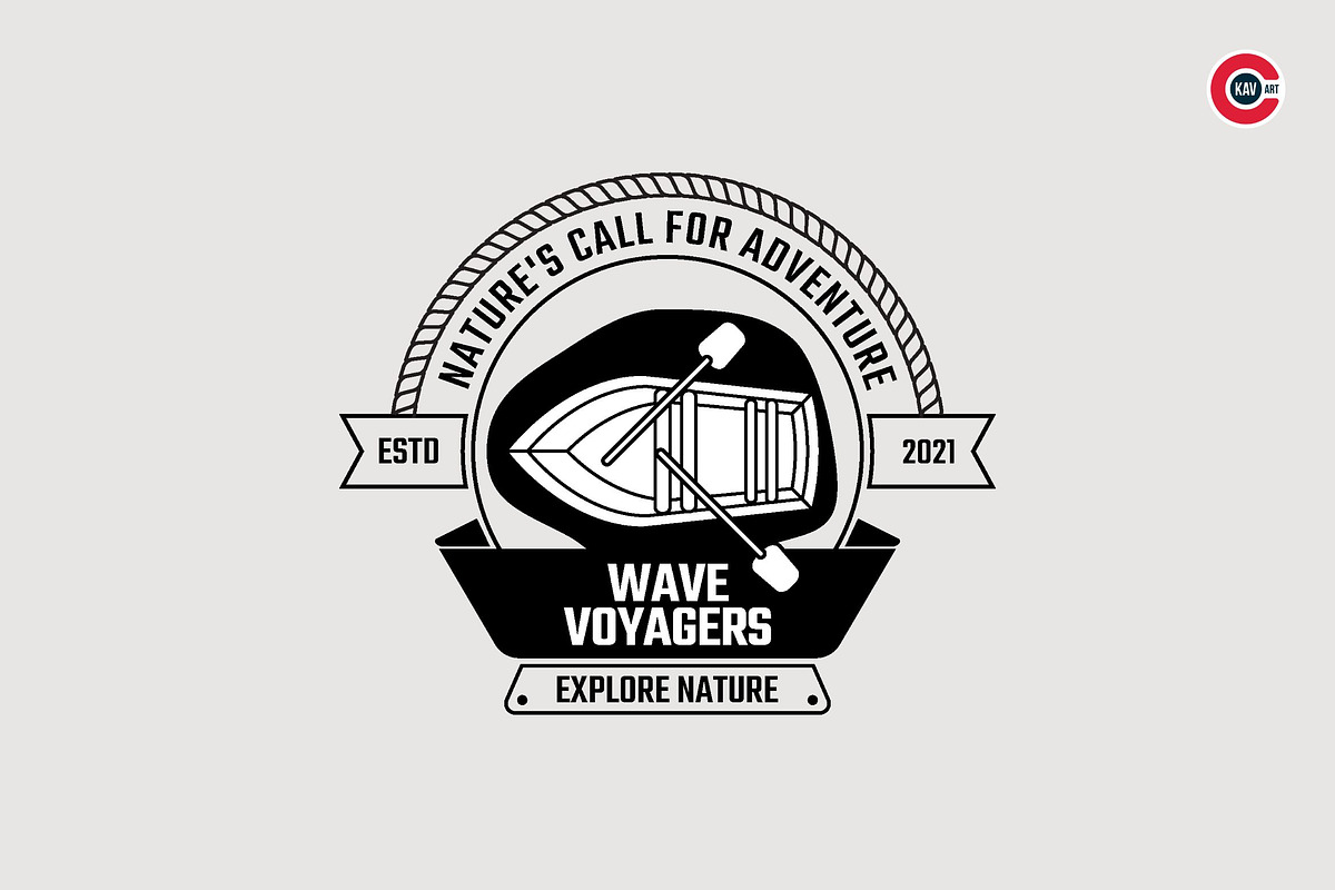 Badges or Emblem Logos for Camping, a Branding & Logo Template by C-Kav (Photo 2 of 8)