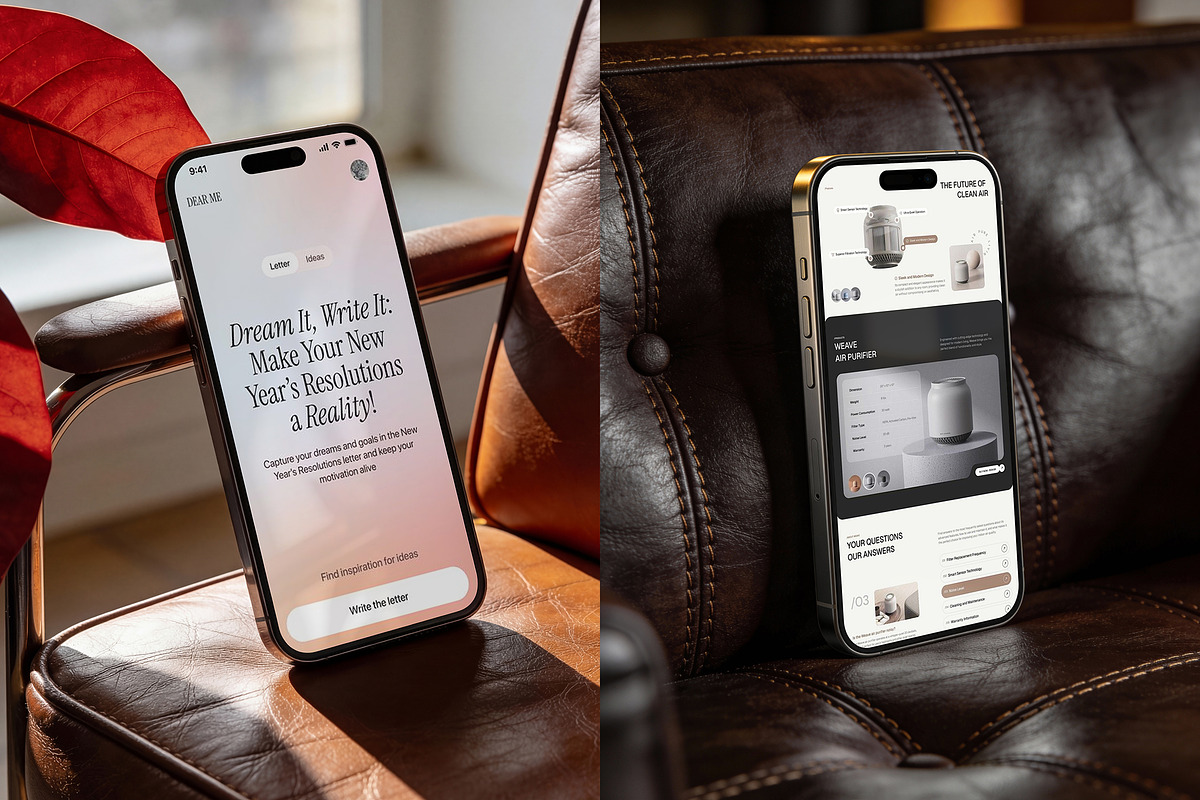 Devices MacBook & iPhone Mockups, a Device Mockup by Dikarte.Store (Photo 6 of 10)