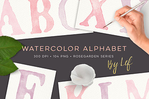 Watercolor Love Valentine Graphics