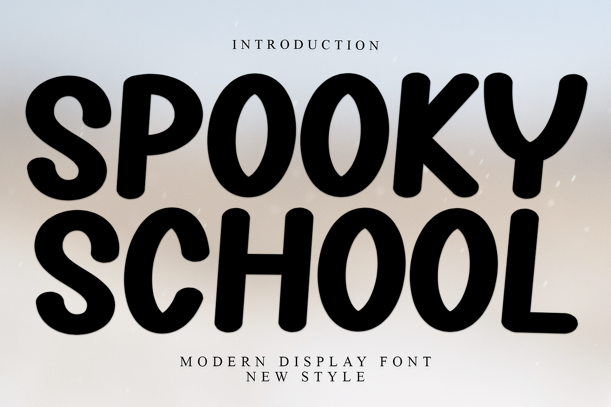 Spooky School, a Font by InermediaSTUDIO (Photo 1 of 8)