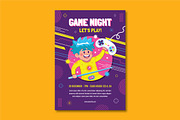 Game Night Poster Flyer, a Flyer Template by serapika (Thumbnail 1 of 2)