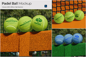 Padel Ball Mockup