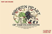 Heartbroken Frog and Mosquito Mascot, a Branding & Logo Template by Judsart (Thumbnail 1 of 3)