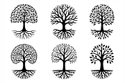 Tree with roots silhouette featuring, an Illustration by Amazin_art (Thumbnail 4 of 10)