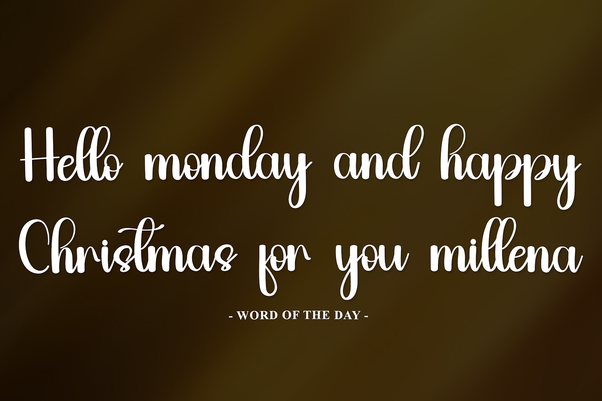 Monday, a Handwritten Font by FreshTypeINK (Photo 3 of 7)