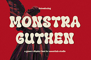 Monstra Guthen, a Handwritten Font by Essentials Studio (Thumbnail 1 of 6)