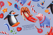 SANTA. Christmas, a Graphic by Olha Kalyta (Thumbnail 3 of 8)