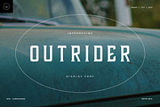 Outrider - Modern Slab Serif Display, a Slab Serif Font by Webhance Studio (Thumbnail 1 of 9)