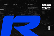 Avianz; Futuristic Display Font, a Sans Serif Font by Eko Bimantara (Thumbnail 3 of 6)