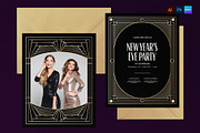 New Years Eve Invitation Flyer, a Flyer Template by BrandPacks (Thumbnail 1 of 5)
