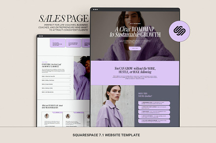 Sales Page Website Template, a Squarespace Template by 3.14&Co