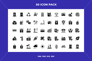 Sustainable living icons, an Icon by Wencory