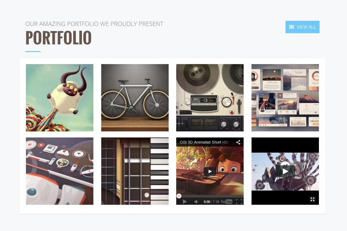Debut - The Ultimate Portfolio Theme, a WordPress Template by TymBerry (Photo 3 of 5)