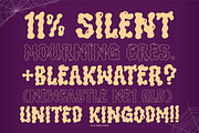 Ooze Gloom | Display Horror Font, a Handwritten Font by Denustudios (Thumbnail 5 of 12)