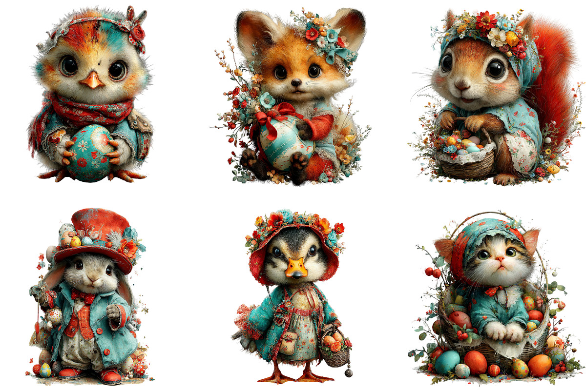 Whimsical Easter Storybook Bundle, an Illustration by Designking (Photo 3 of 5)