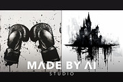 50 Stencil Art Midjourney Prompts, an Object Graphic by MadeByAI Studio (Thumbnail 3 of 4)