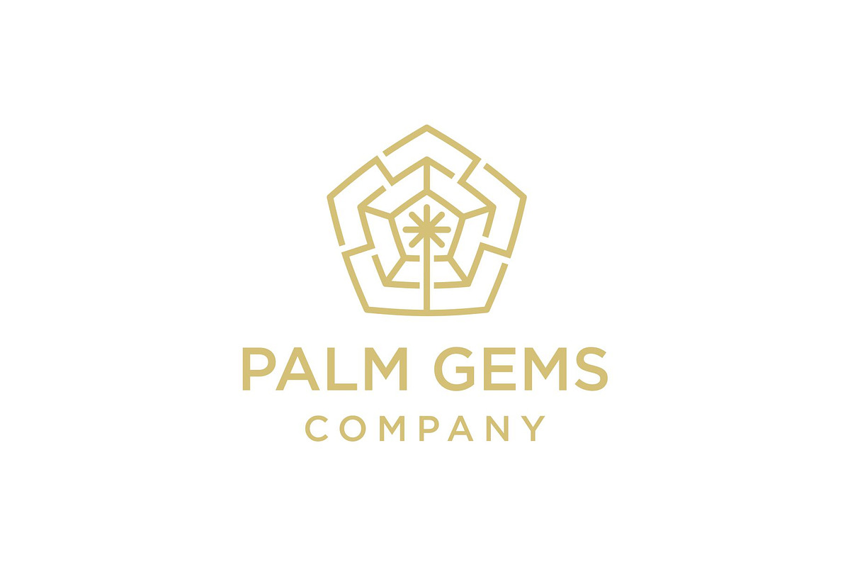 Palm Tree Gems Jewelry Logo, a Branding & Logo Template by Buqancreative (Photo 2 of 2)
