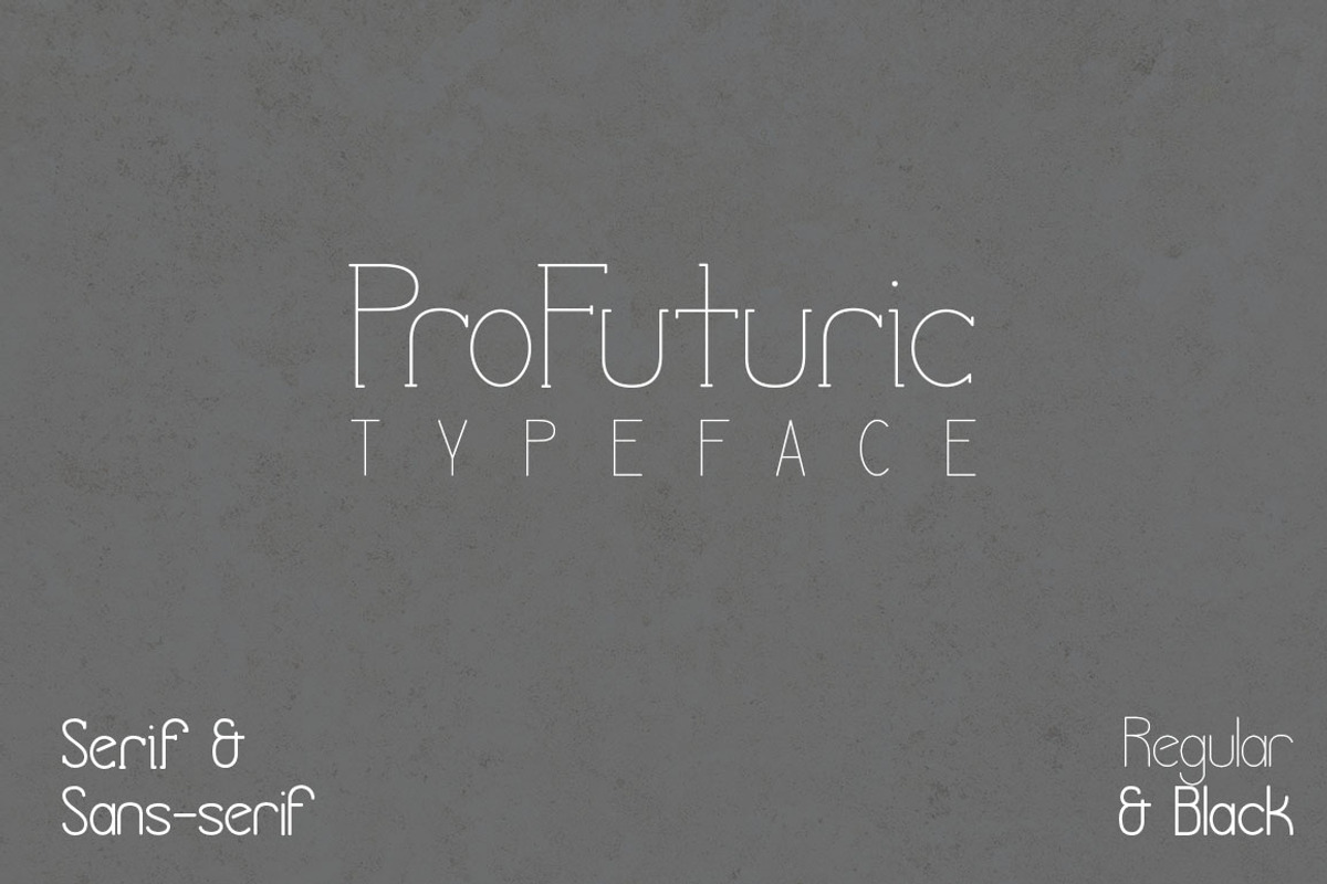 ProFuturic Typeface