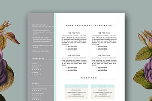 Creative Resume Design For MS Word