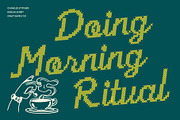 CS Rafles Stitched, a Script Font by Craft Supply Co. (Thumbnail 5 of 8)