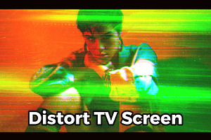 Distort TV Screen Photo Effect, a Layer Style Add-On by studiogstock