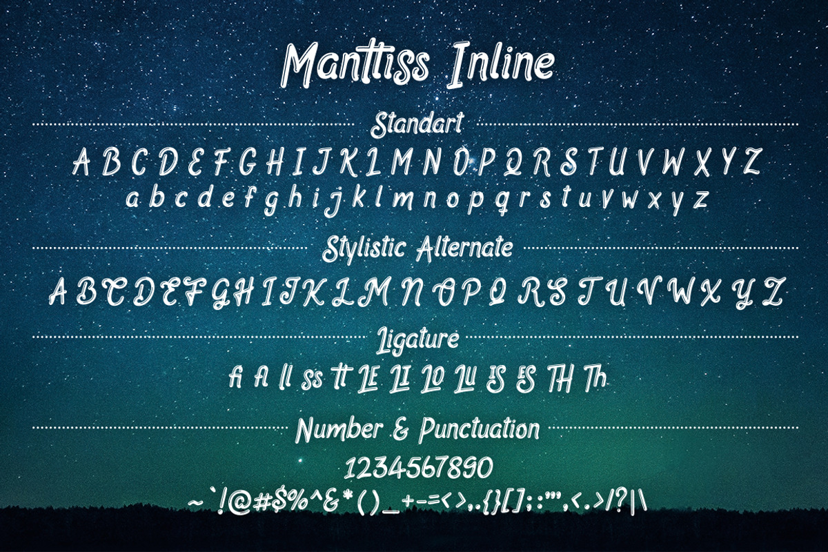 Manttiss Marker Font preview 8