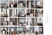 Vintage Nursery Frame Mockup Bundle, a Household Mockup by Artjafara (Thumbnail 15 of 15)