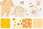 Hello SUNSHINE graphic collection, a Decorative Illustration by solmariart (Thumbnail 4 of 10)