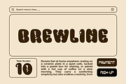 Cafeon - Cafe Display Font, a Sans Serif Font by Pandeka Studio (Thumbnail 2 of 9)