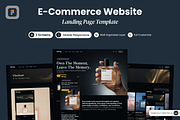 Aroma - E Commerce Website, a Landing Page Template by SLAB! Design (Thumbnail 1 of 5)