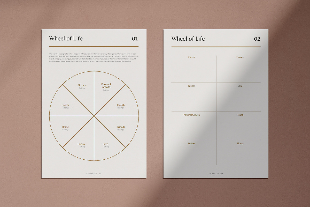Dream Life Self Help Planners CANVA, a Templates & Theme by AndrewPixel (Photo 10 of 13)