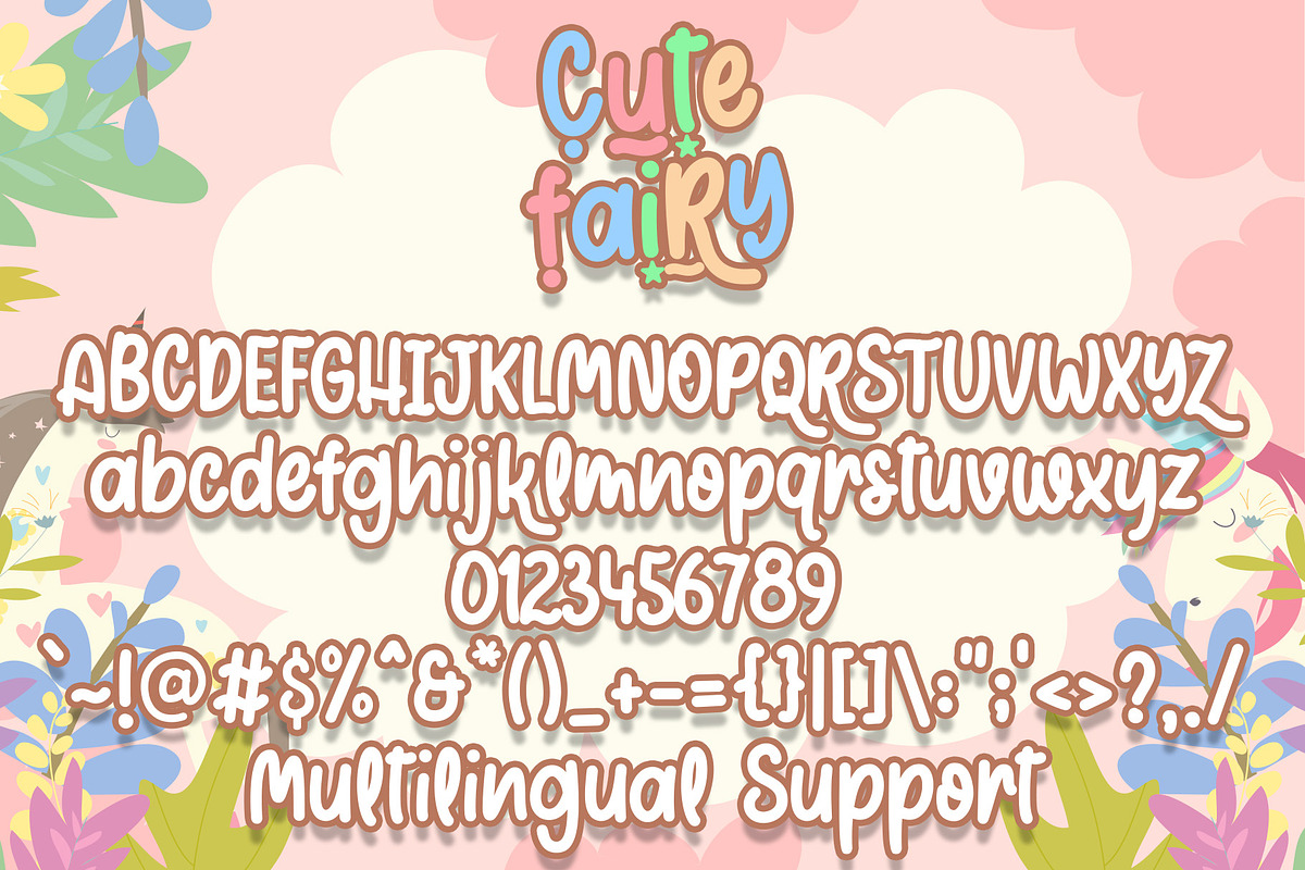 Cute Fairy Font, a Handwritten Font by Dm Studio (Photo 6 of 8)