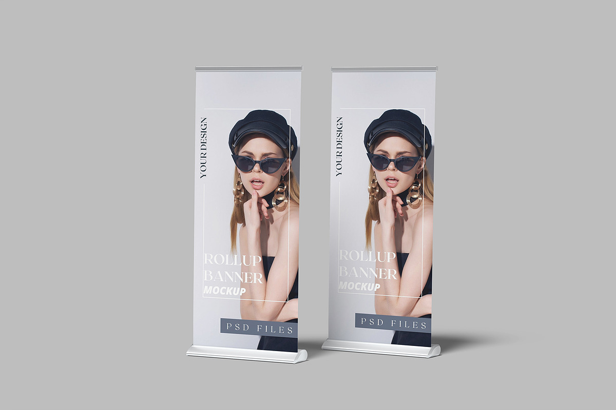 Roll Up Banner Mockup, a Print Template by lamorastudio (Photo 4 of 11)