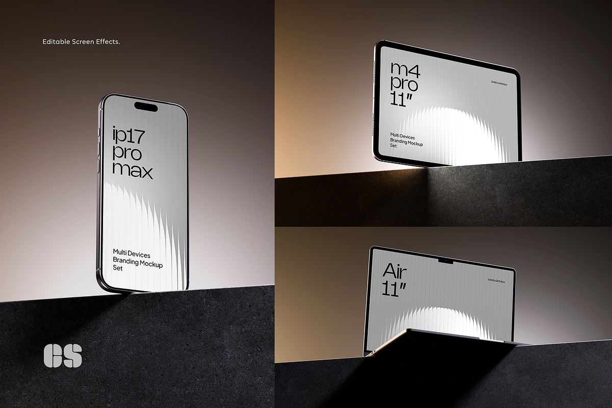 Multi Devices Mockups Vol 01, a Device Mockup by Croma Studio (Photo 1 of 4)