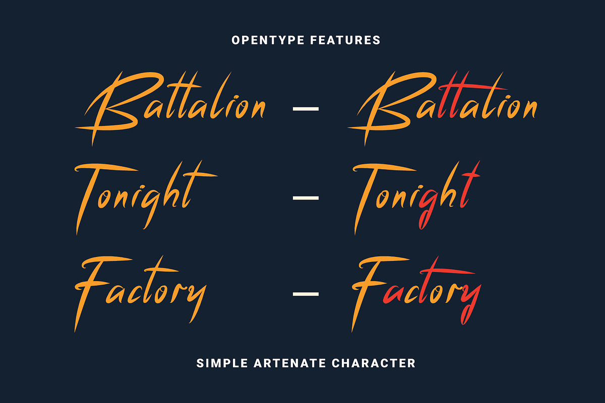 Battyon Handwritten, a Handwritten Font by JprintStudio (Photo 2 of 5)