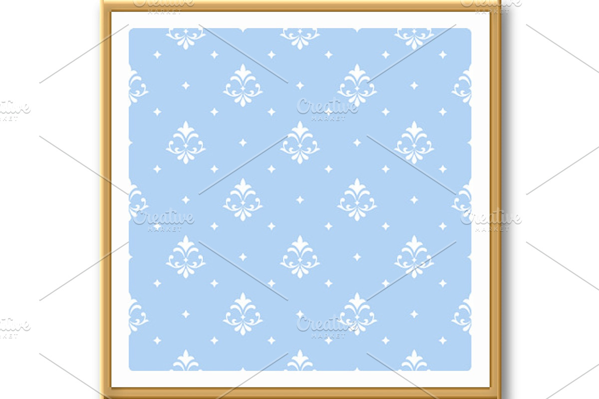 Flower geometric pattern. Seamless, a Decorative Illustration by RODINA (Photo 2 of 3)