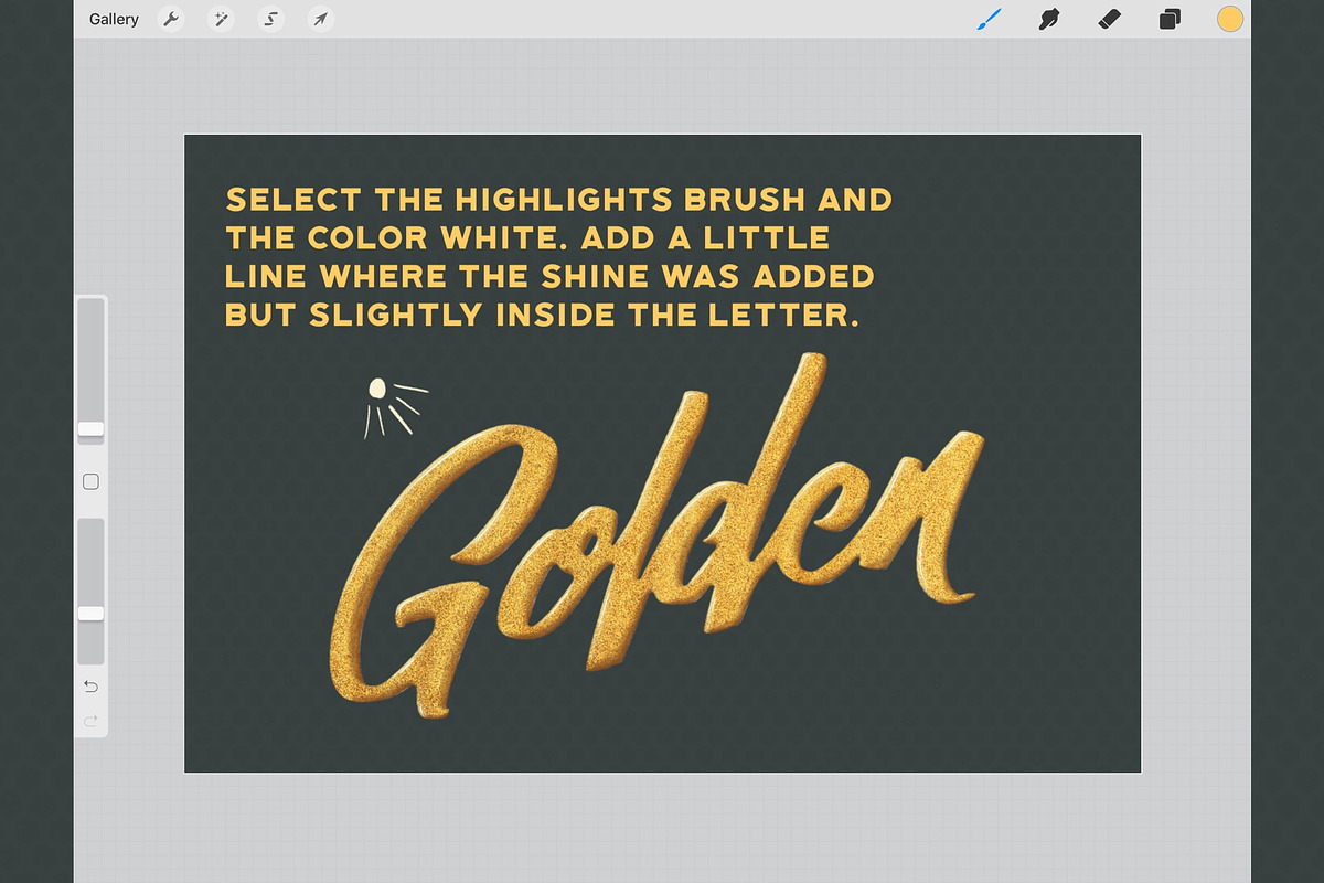 GOLDEN Procreate Brush System, a Brush Add-On by Jeremiah Richthofen (Photo 8 of 9)