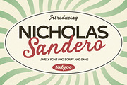 Nicholas Sandero Font Duo Whimsical, a Handwritten Font by Sixtype (Thumbnail 1 of 9)