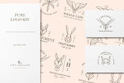 PURE LOGO KIT, a Branding & Logo Template by Luna Dreams (Thumbnail 1 of 8)